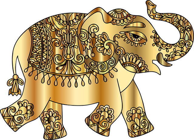 Indian elephant AI-generated